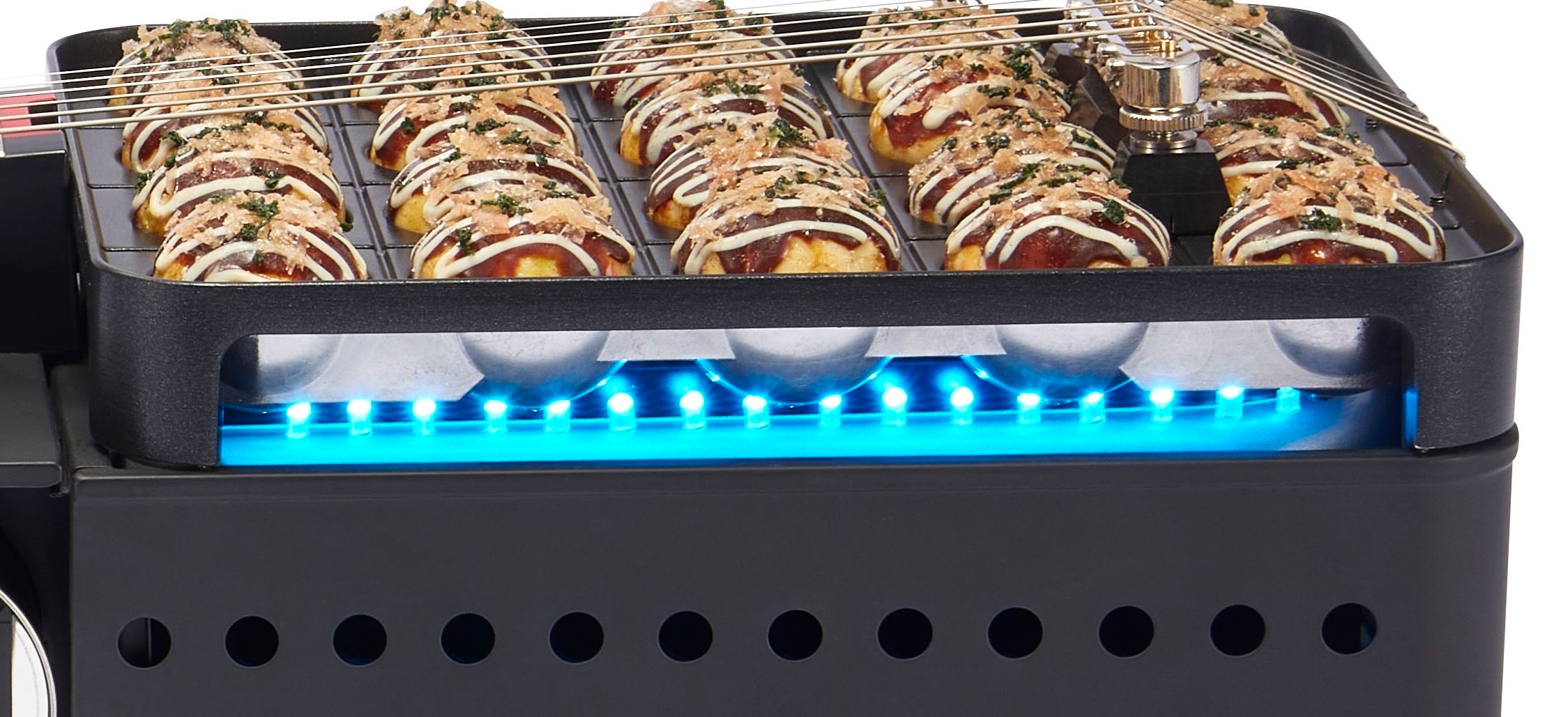 カセットガスたこ焼器「炎たこⅡ」を使った世界初の『たこ焼きギター