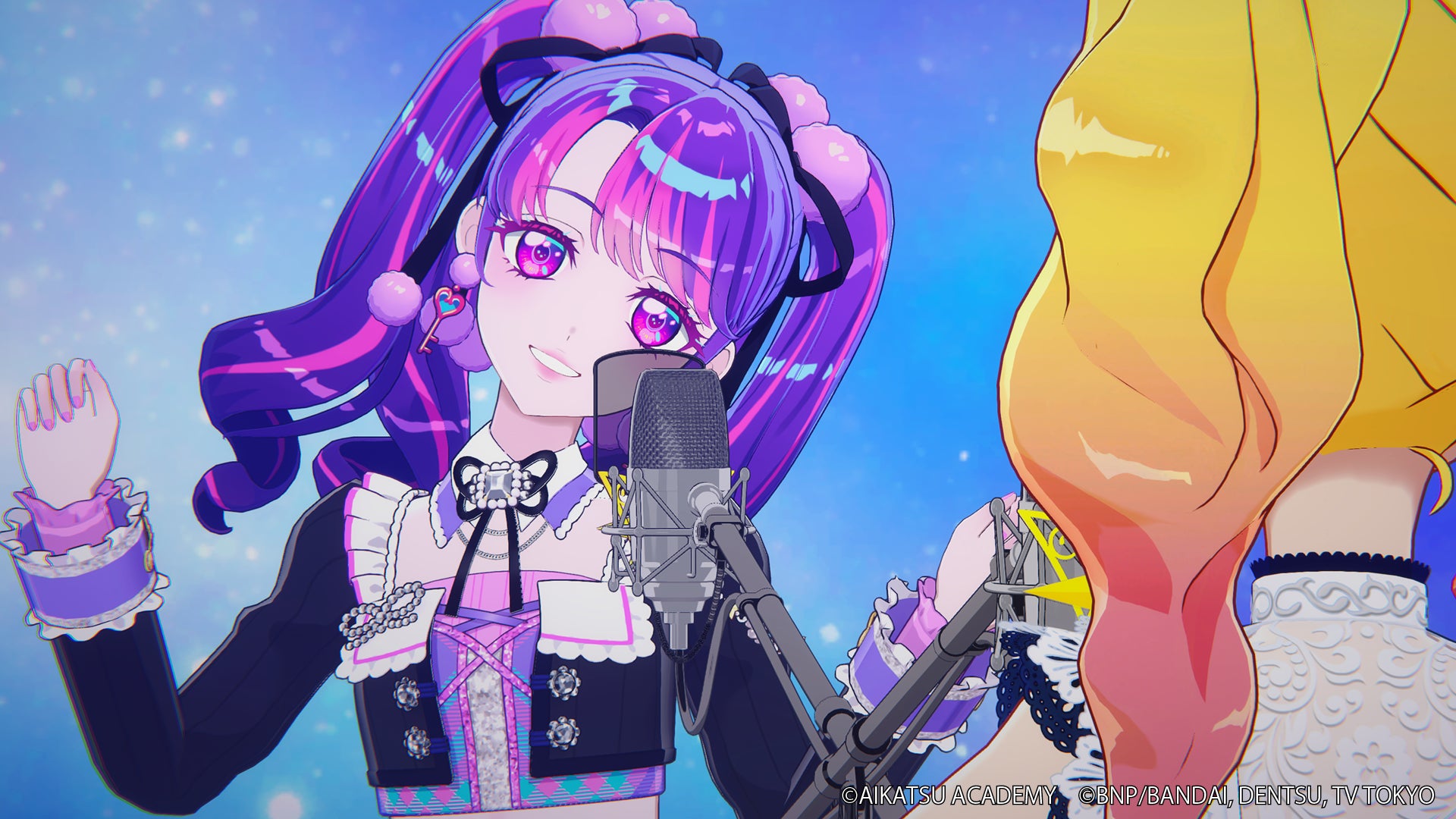 アイカツアカデミー！」の新人アイドルが、レジェンドアイドルとコラボ