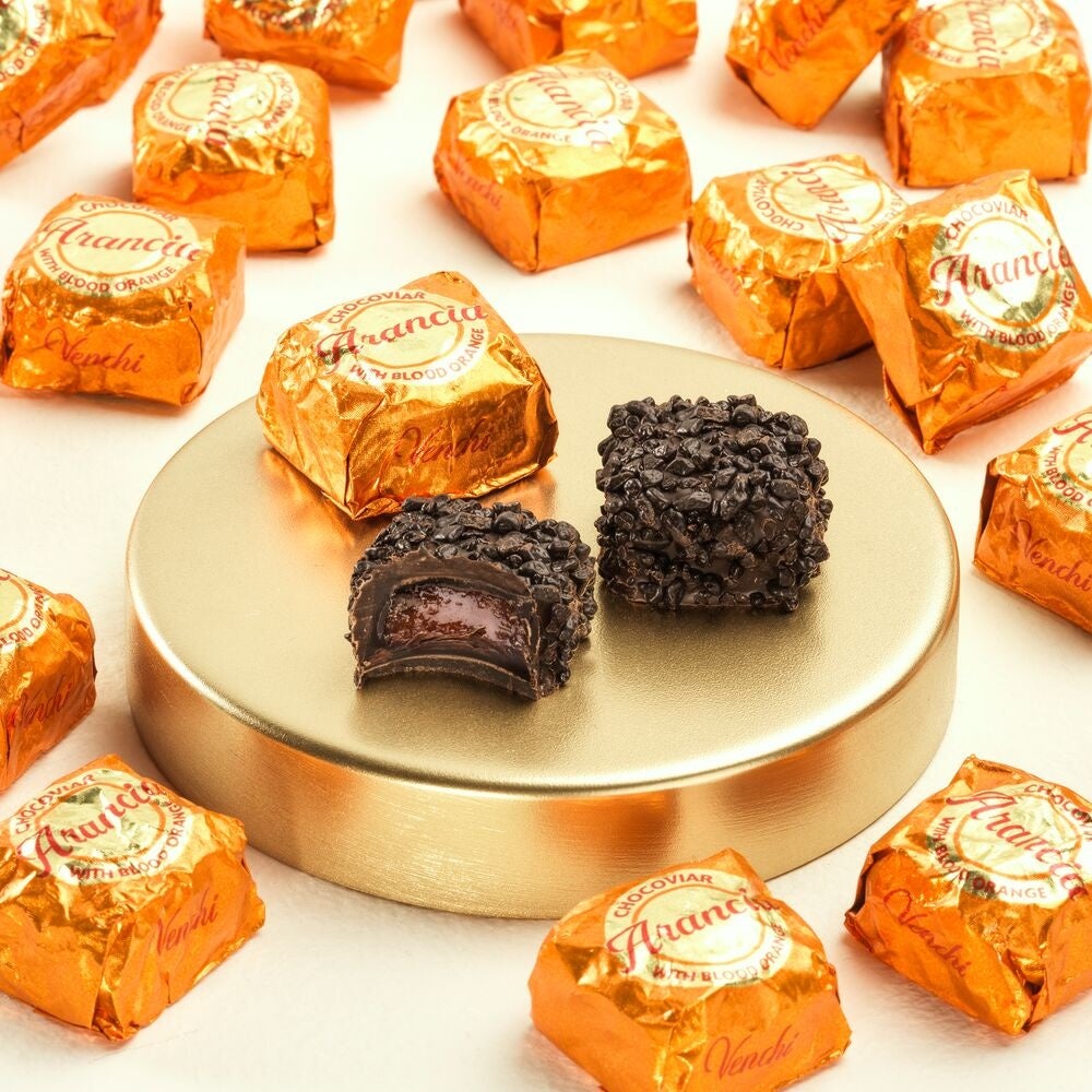 ダークチョコレートとシチリア産ブラッドオレンジのジェラート