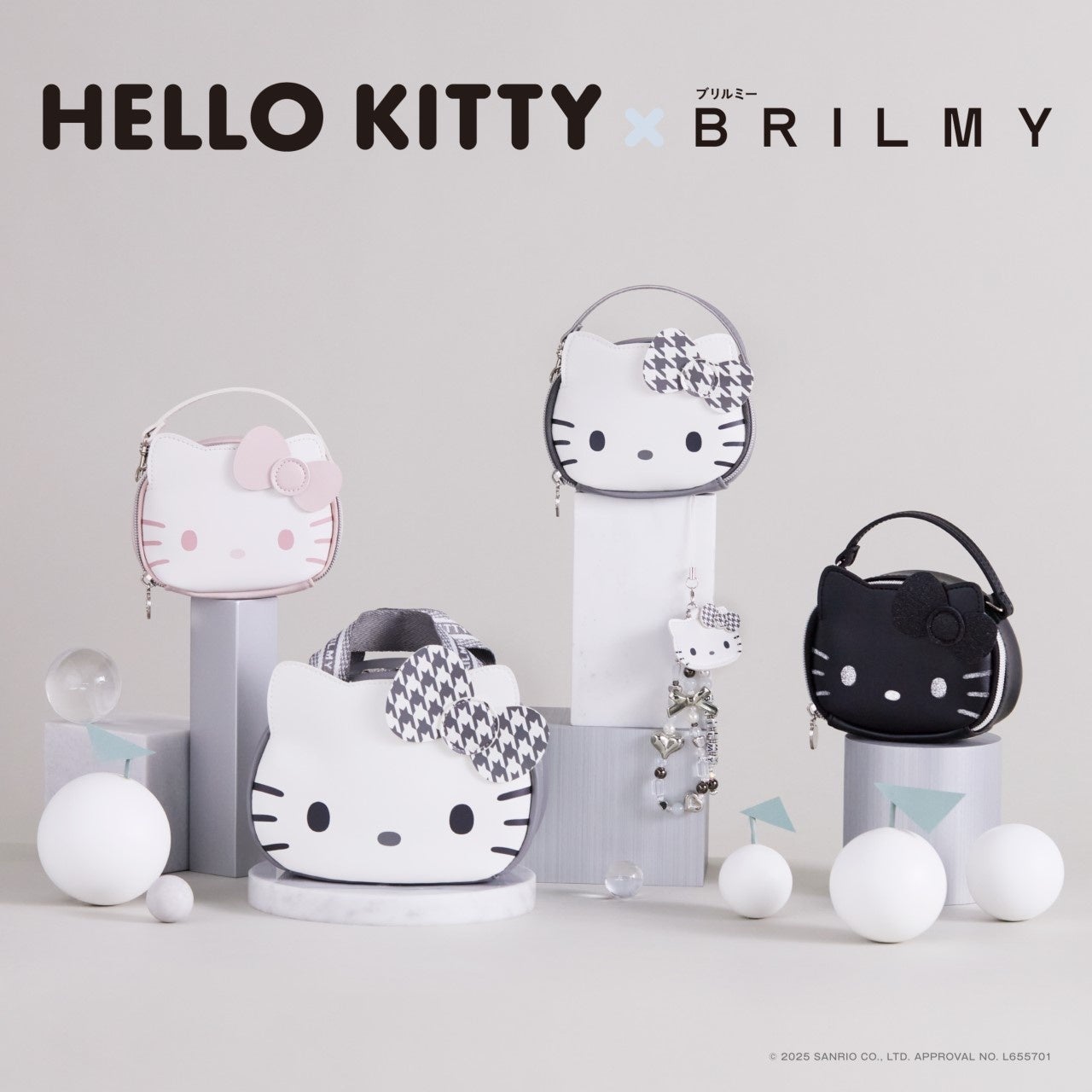 SNSで大反響】 BRILMY×ハローキティ 『ズボラに優しいミニコスメポーチ