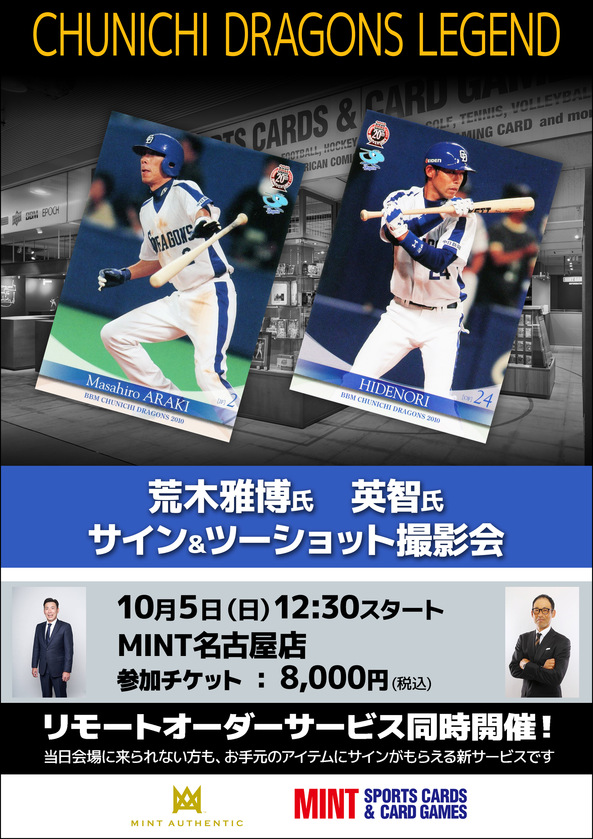 Mizuno ドラゴンズ 実使用 荒木 雅博 エルボーガード 左足用 Mizuno