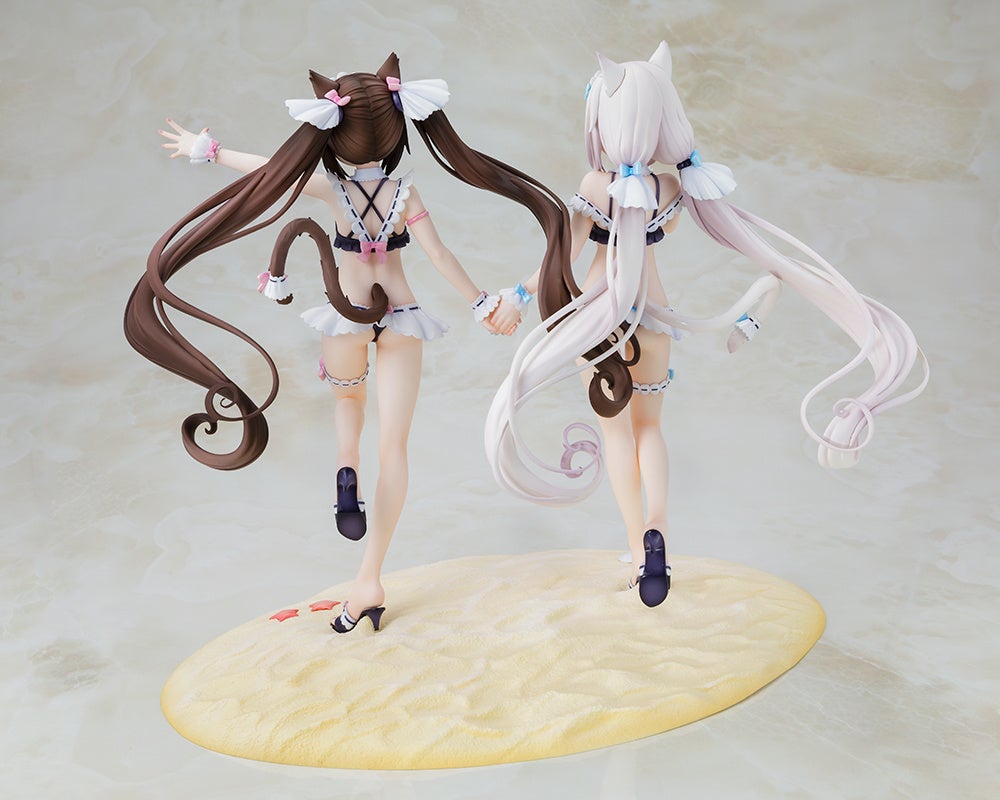 ネコぱら』より、ショコラ/バニラ メイド水着ver.フィギュアが7月21日