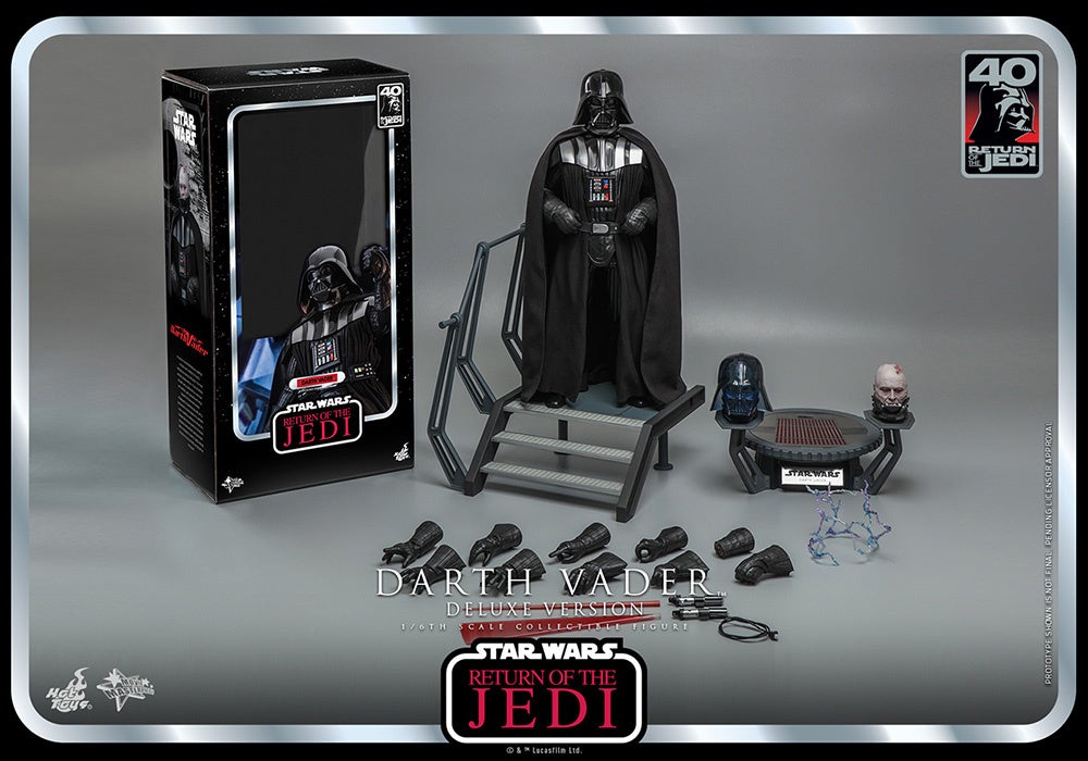 スター・ウォーズ／ジェダイの帰還』公開40周年記念！素顔付きダース