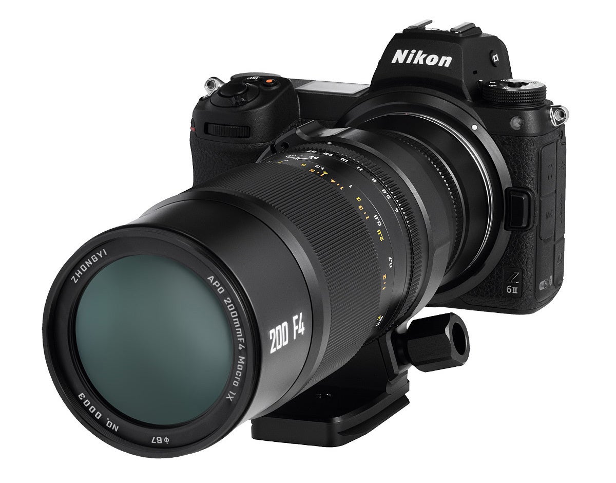 APO設計の望遠マクロレンズ「中一光学 APO 200mm F4 MACRO 1X」発売