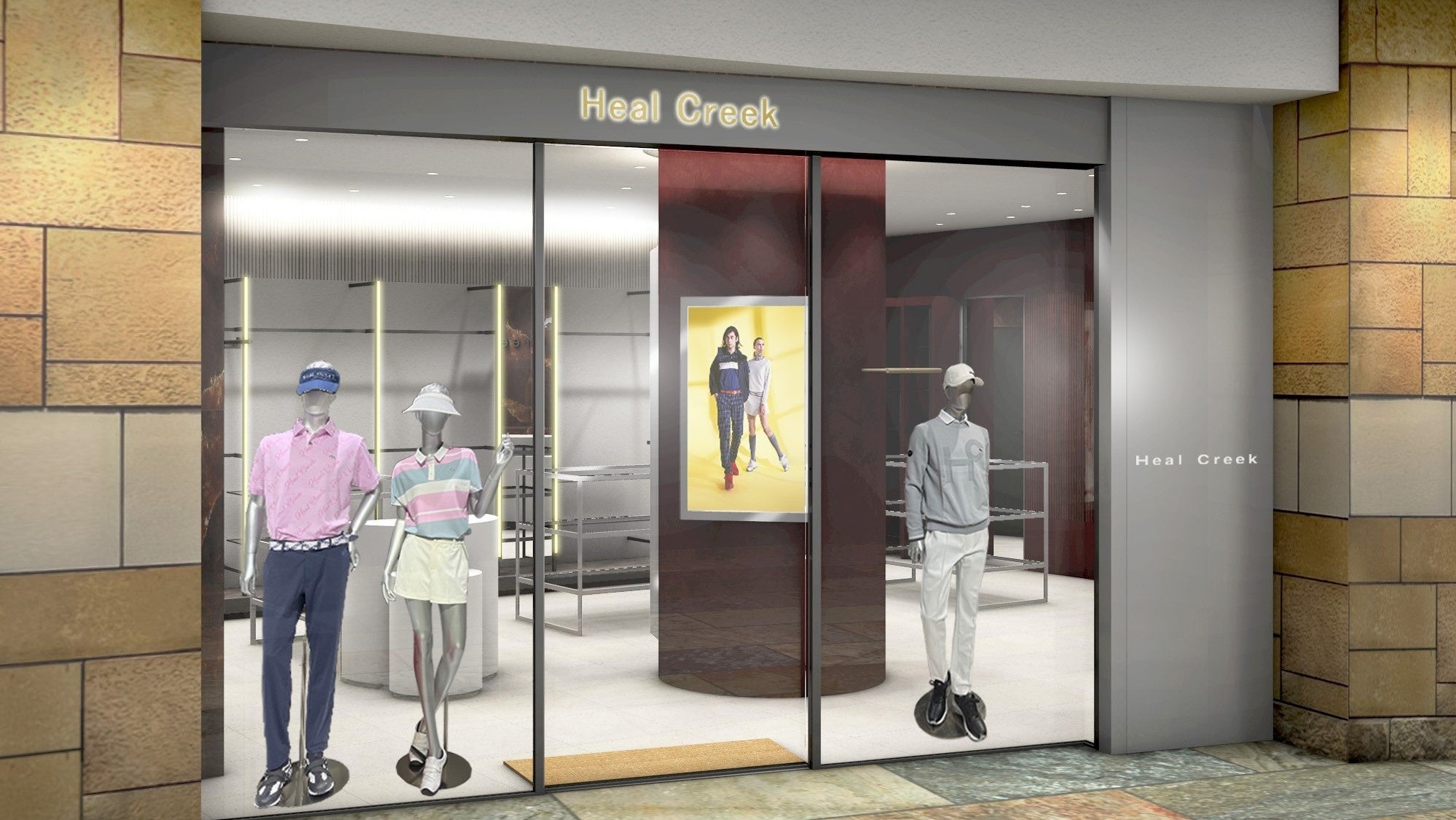 ゴルフアパレル・株式会社グリップインターナショナル「Heal Creek