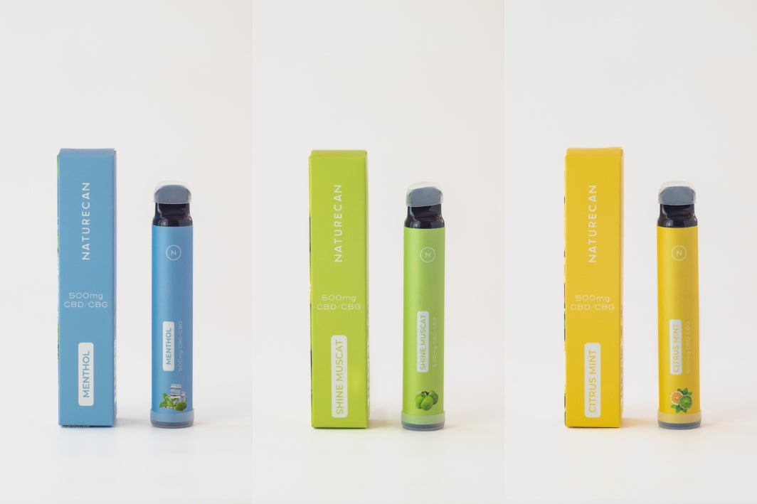 人気のCBDリキッドをより簡単・手軽に楽しめる「CBD＋CBG使い捨て