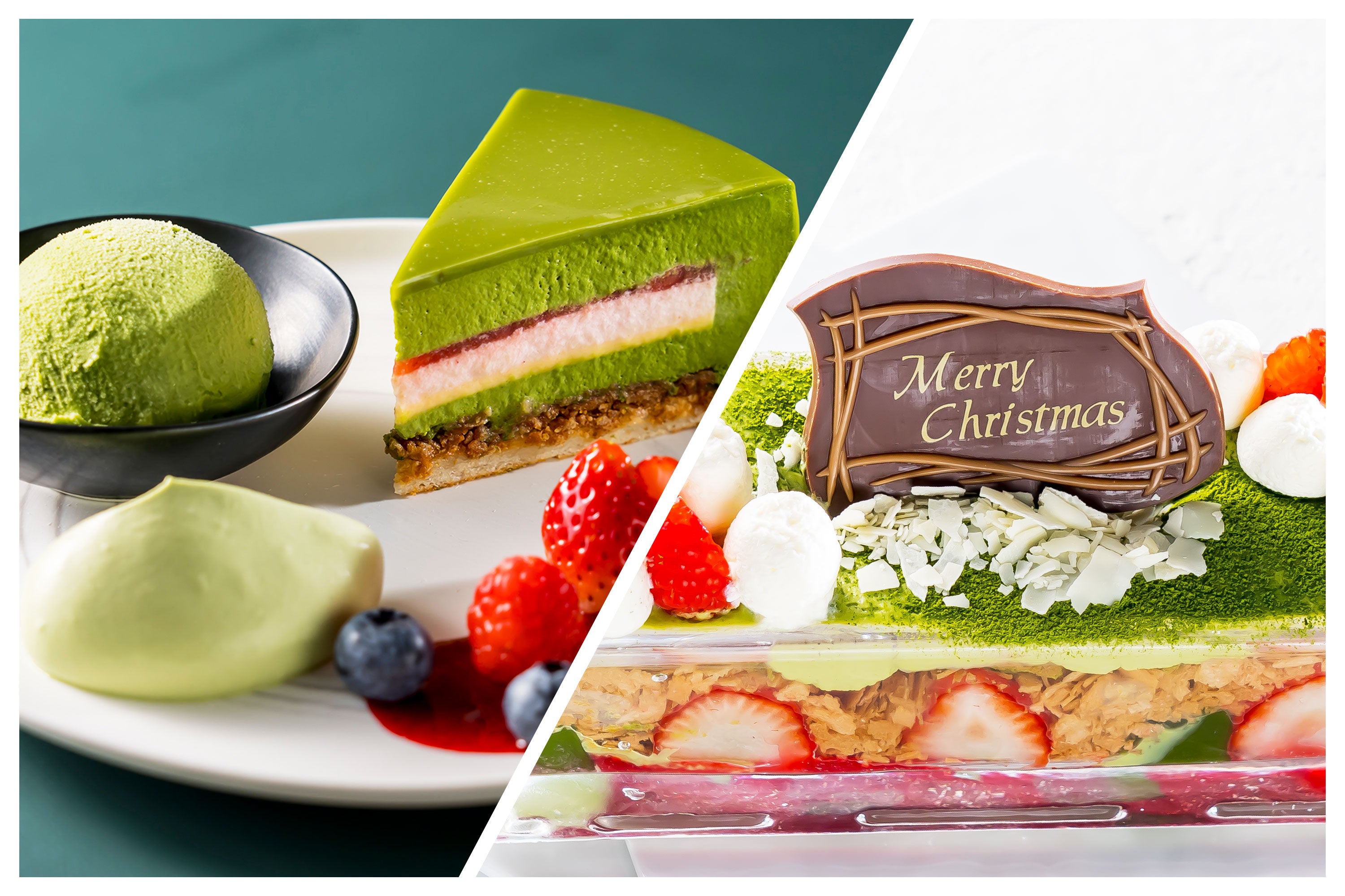 店舗限定】京はやしやの抹茶ノエルプレート登場 & クリスマスケーキ