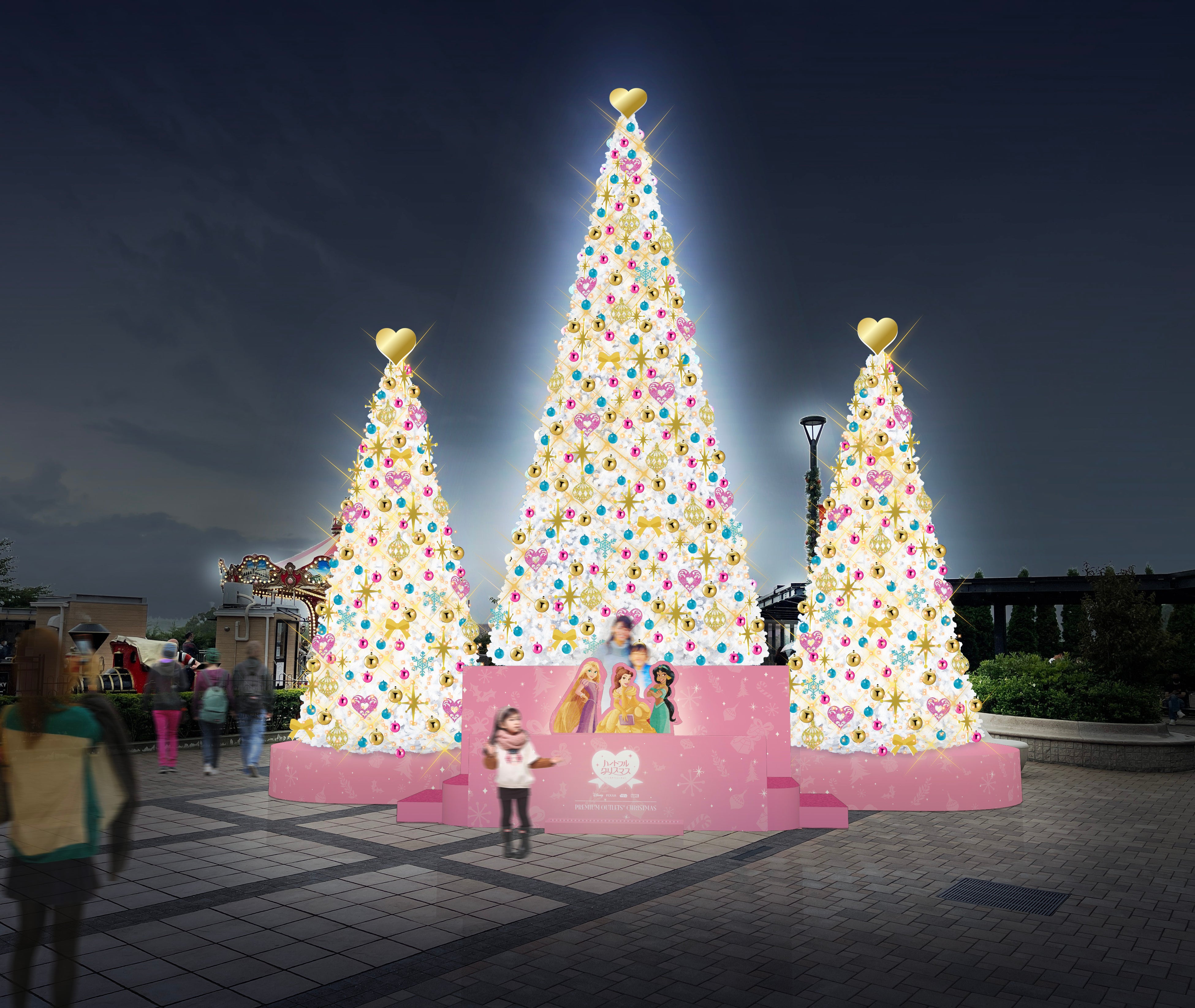 プレミアム・アウトレットとディズニーが贈るハートフルクリスマス