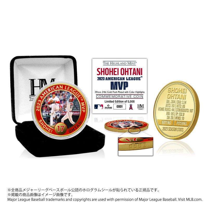 エンゼルス 大谷翔平選手 MLB 2023シーズン アメリカン・リーグMVP受賞