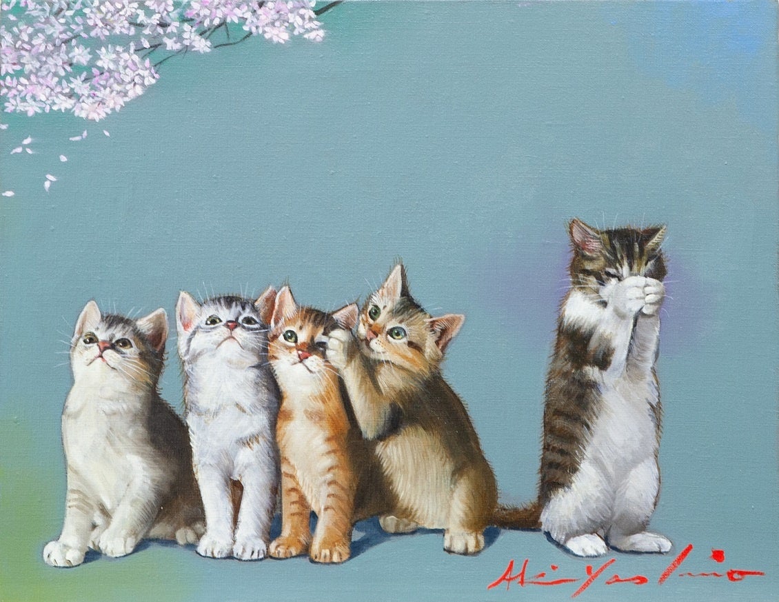 真作】八代亜紀 夢見るふたり F8サイズ 絵画 真作】八代亜紀 夢見る