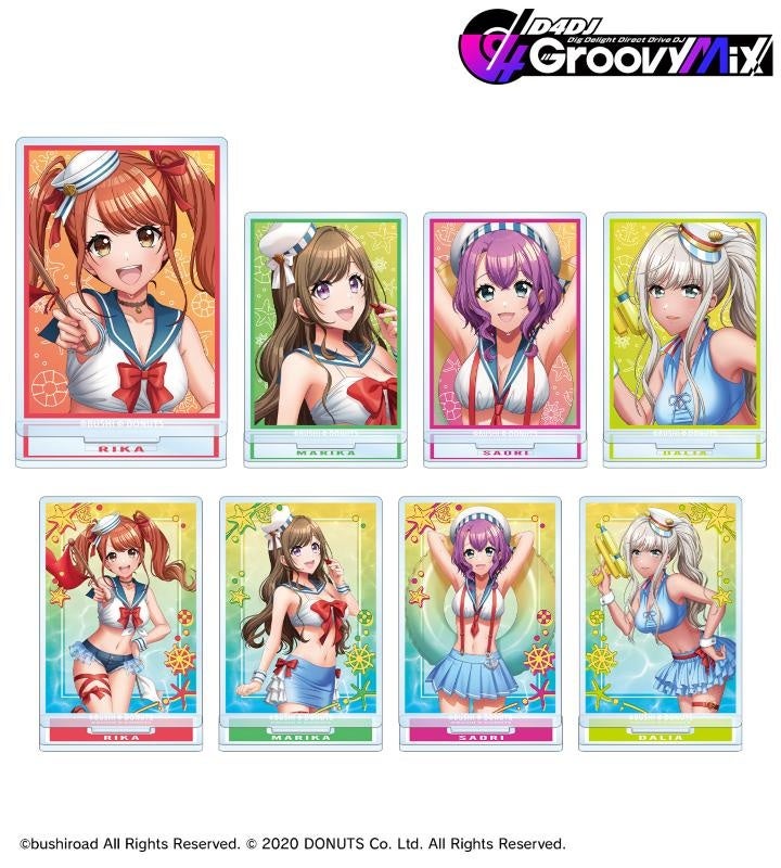 D4DJ Groovy Mix』の描き下ろしイラスト Merm4id マリンセーラーver