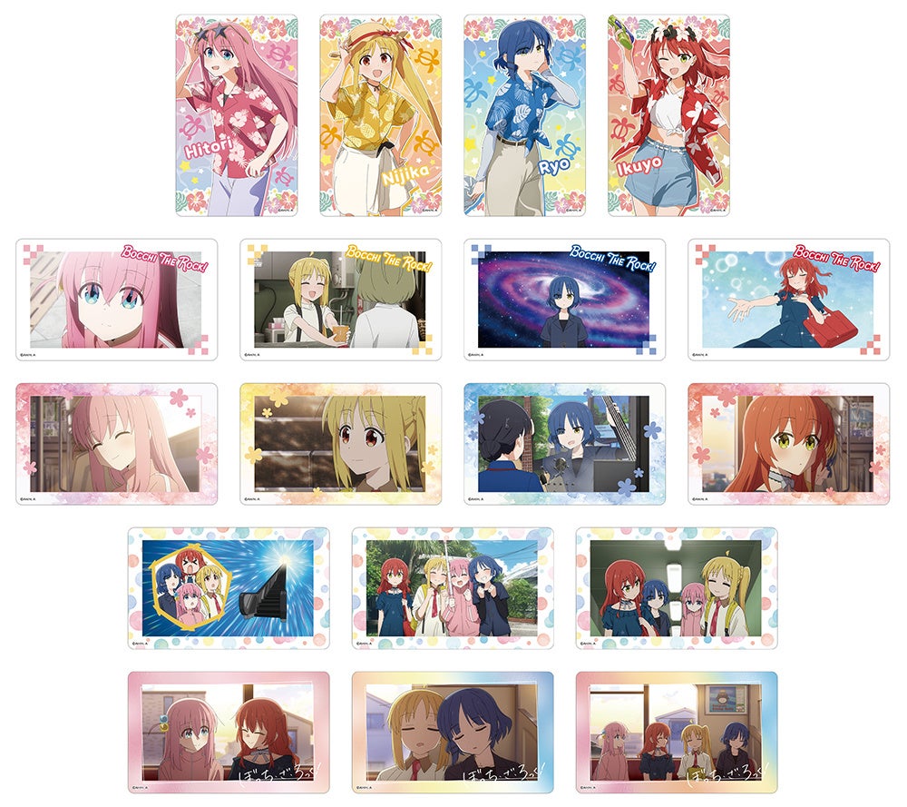 アニメ『ぼっち・ざ・ろっく！』の結束バンドメンバー4人がアロハ衣装