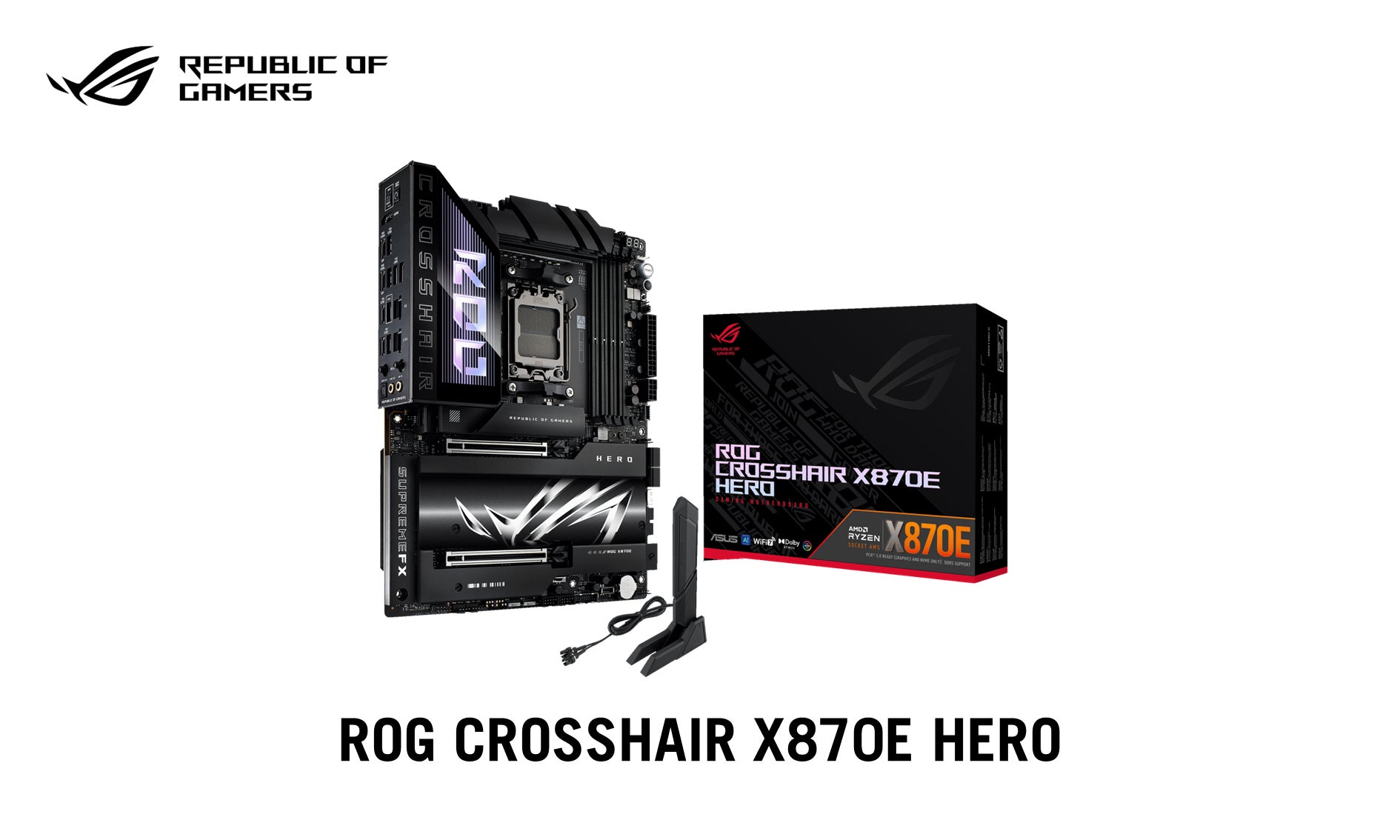 ASUSのゲーミングブランドのRepublic of Gamersより、AMD AM5 ソケット