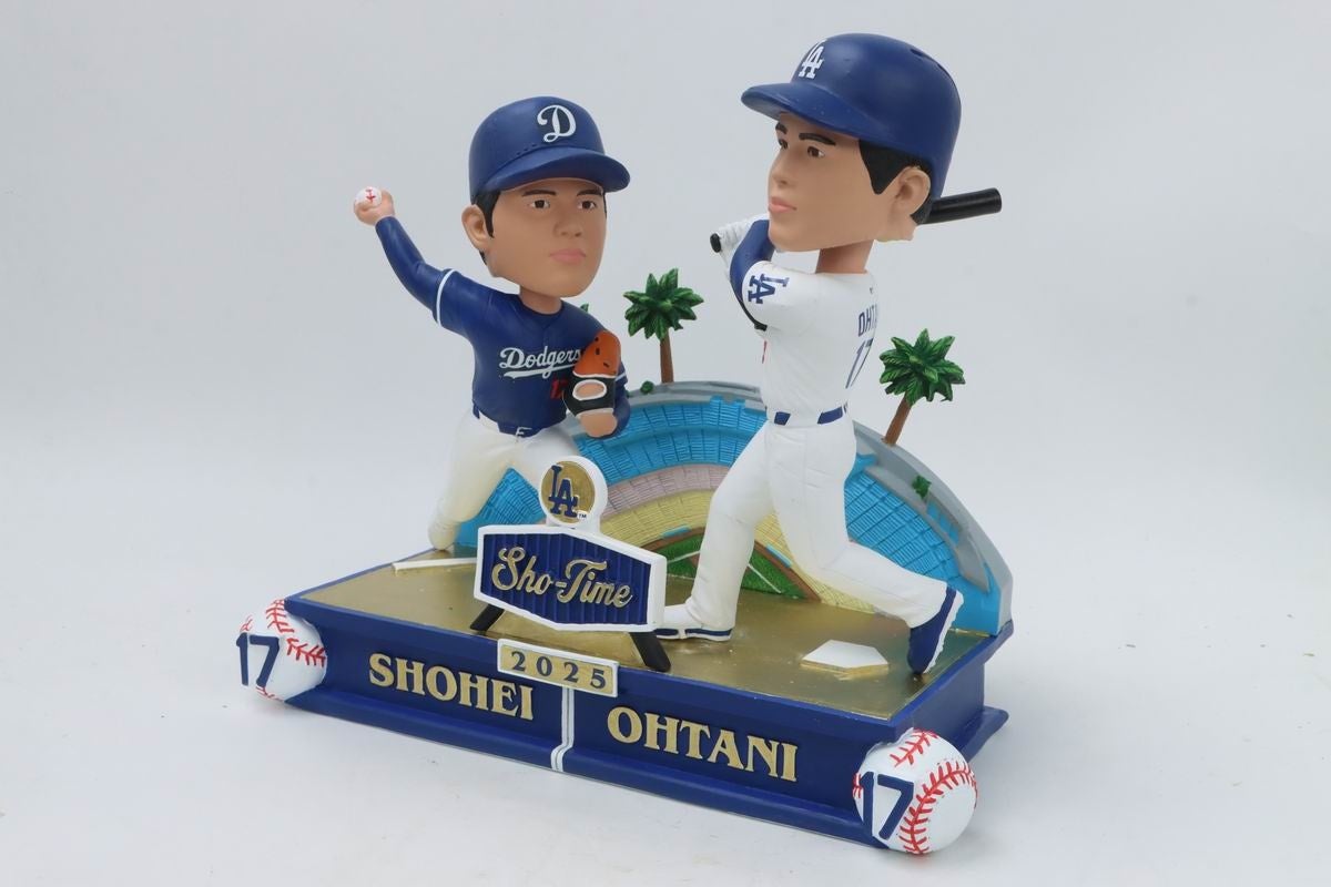 祝 ワールドシリーズ優勝 MLB 大谷翔平 ドジャース ボブルヘッド 17番