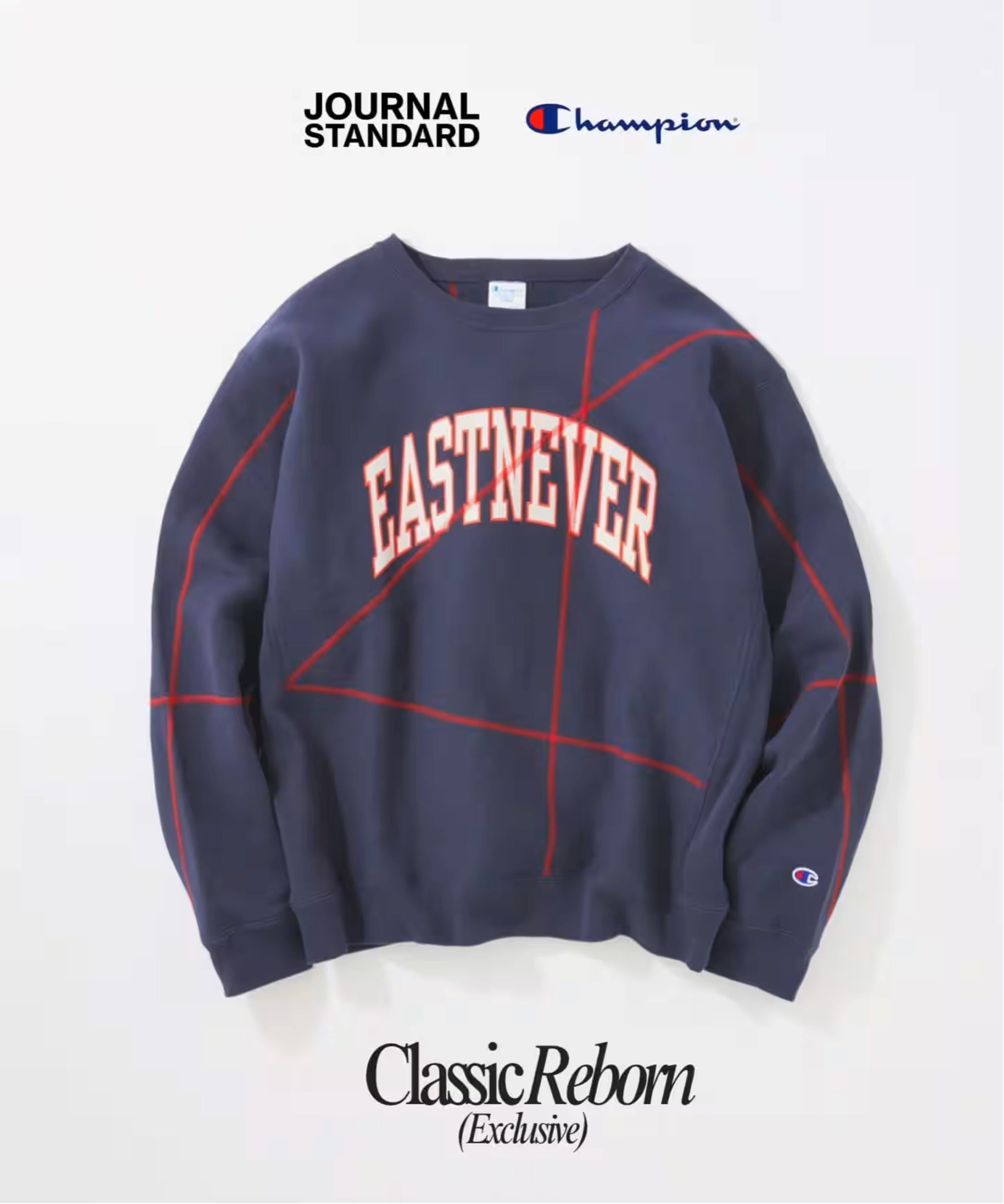 Champion for JOURNAL STANDARD）ステッチを走らせた新たなリバース