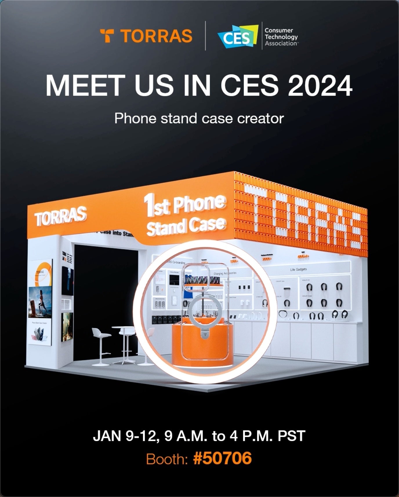 TORRASは、世界最大級のテクノロジー展示会「CES 2024」に出展！ネック
