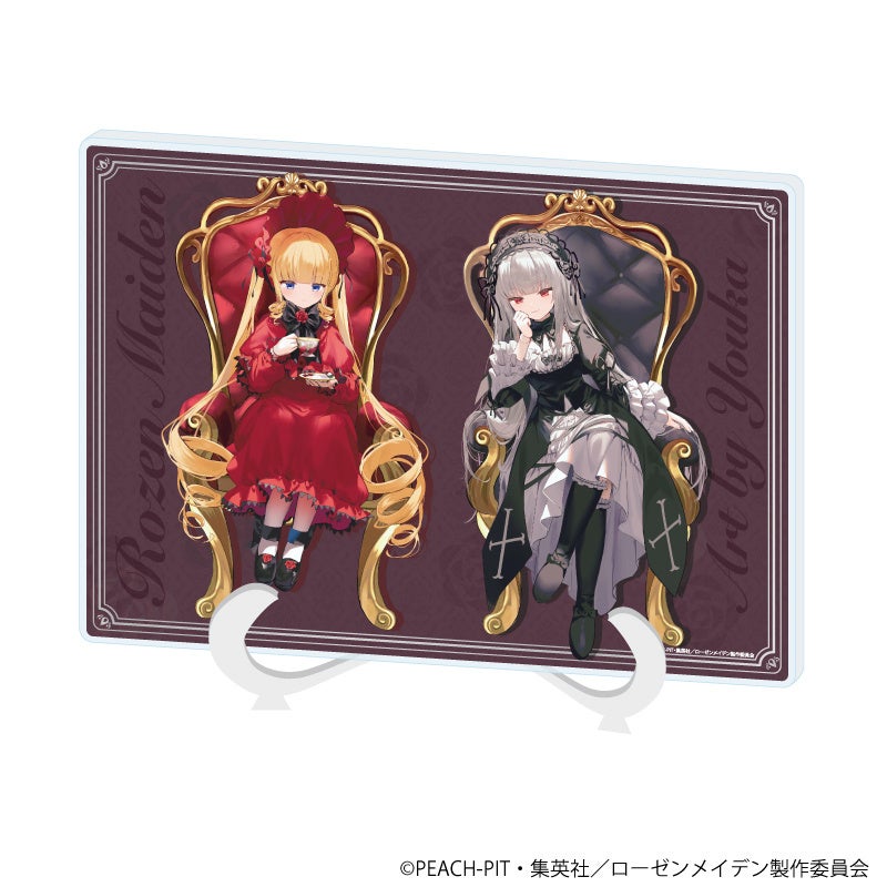 TVアニメ『ローゼンメイデン』の新作グッズが発売！ 真紅たちが椅子に