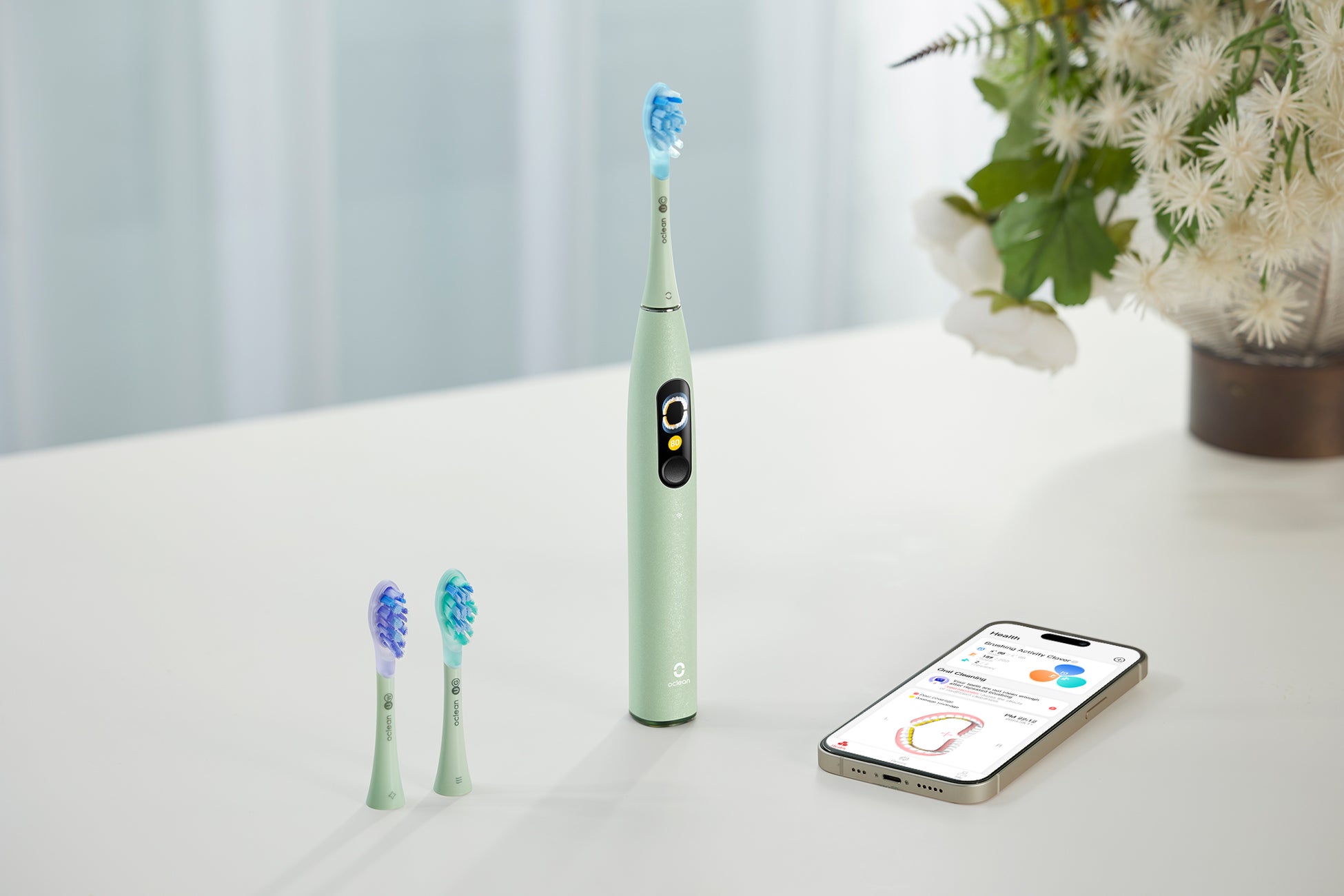 Wi-Fiと骨伝導技術を搭載した高機能スマート電動歯ブラシ最新モデル
