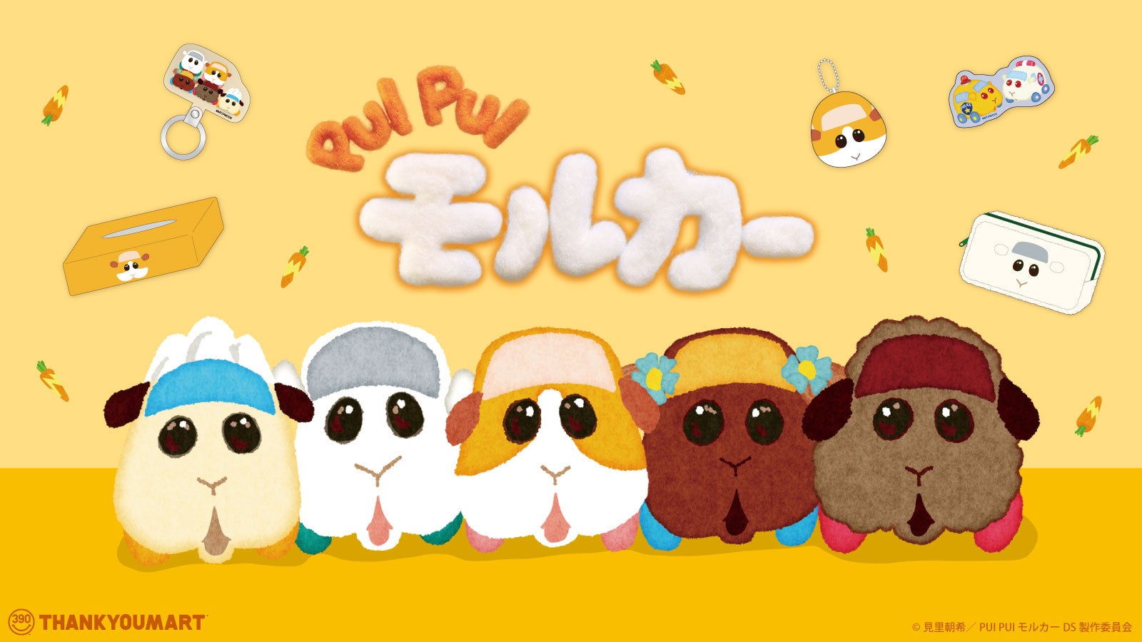 大人気アニメ「PUI PUI モルカー」（プイプイ モルカー）とサンキュー