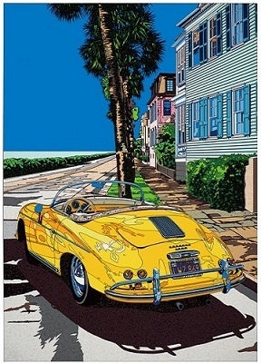 そごう千葉店】イラストレーター 鈴木英人氏の原画・版画を展示販売