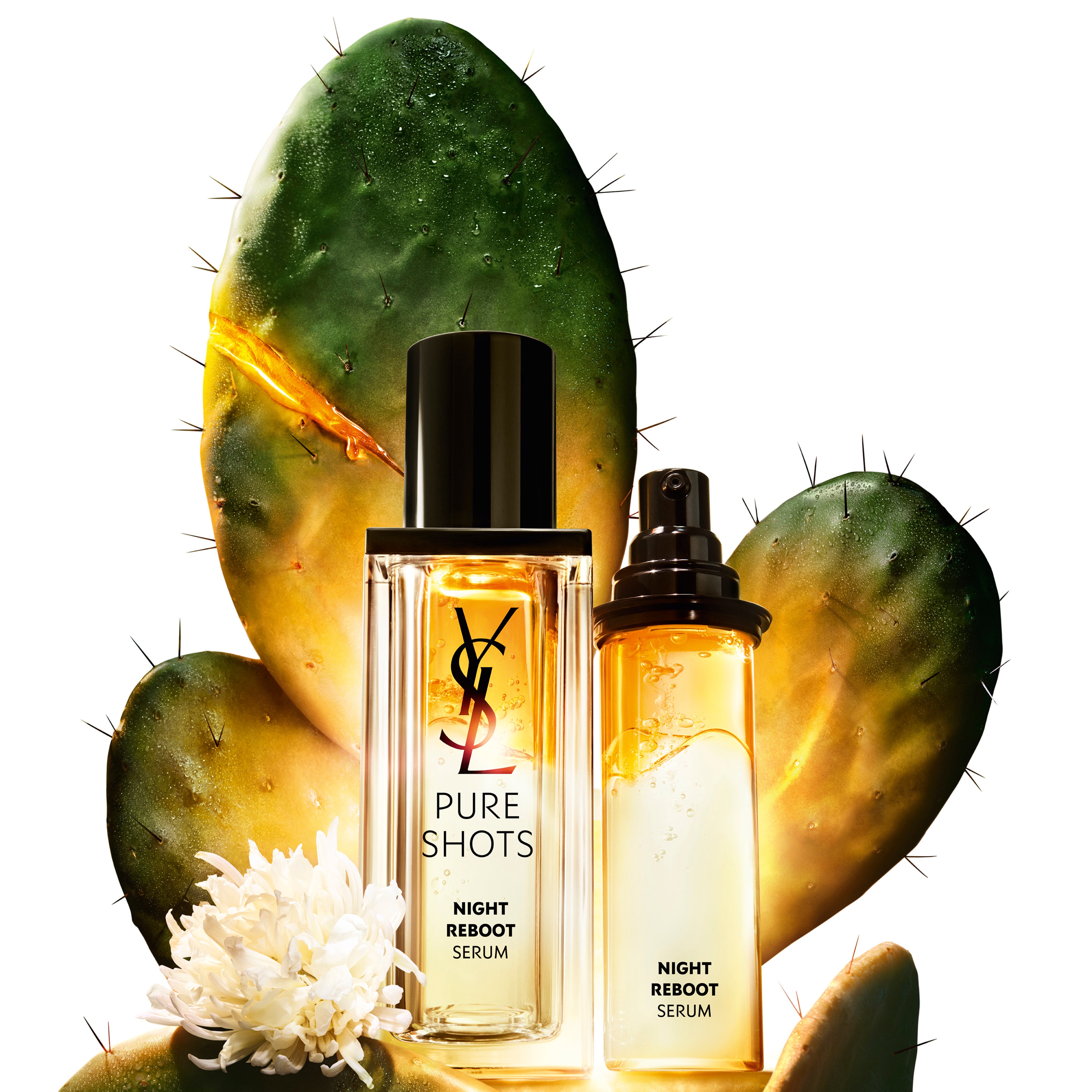 YSL No.1美容液「ピュアショット ナイトセラム」誕生3周年記念。新年に