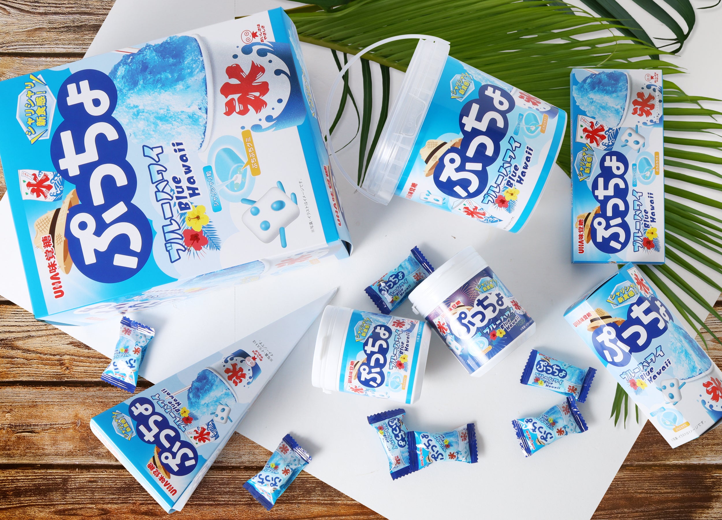 ぷっちょ かき氷ブルーハワイ」全国のアミューズメント施設限定で6月
