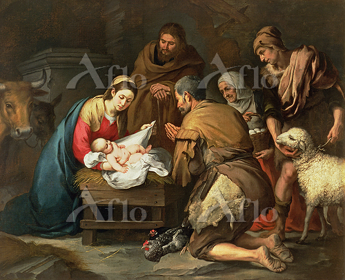 ムリーリョ 「羊飼いの礼拝」 [88850]のアート作品 - アフロ