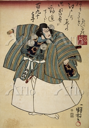 浮世絵 国芳 勧進帳 1枚に凝縮 浮世絵 国芳 勧進帳 1枚に凝縮 国芳