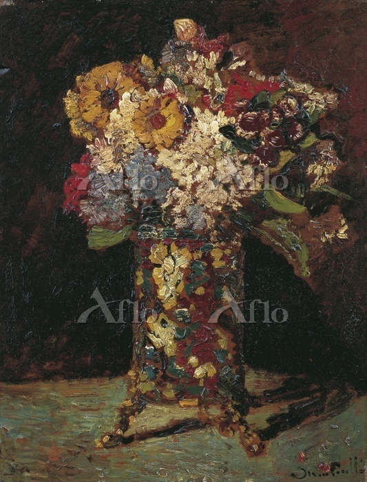 アドルフ・モンティセリ「花瓶の花」 [74076845]のアート作品 - アフロ