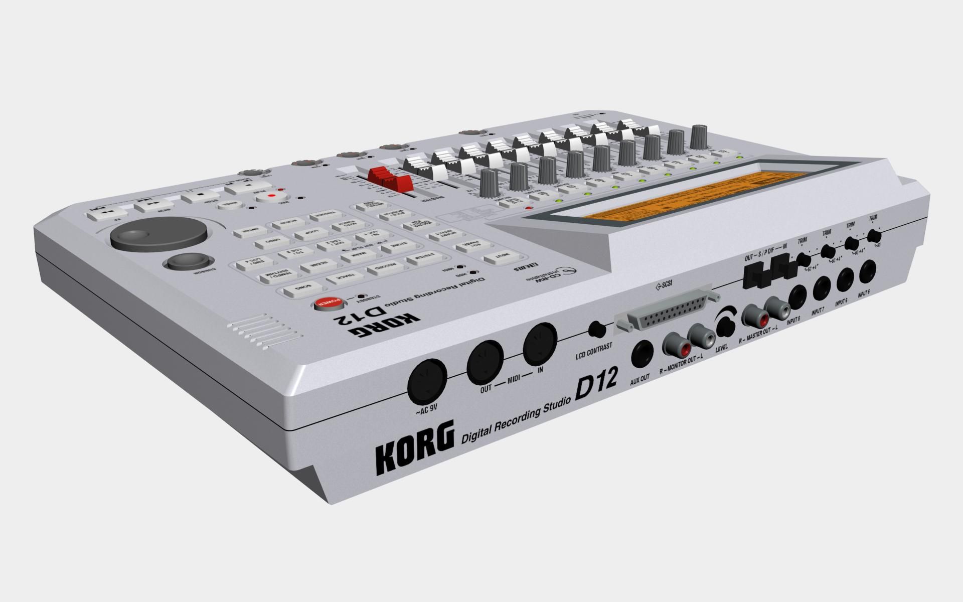 動作品KORG D12 Digital Recording Studio KORG D12 コルグ マルチ