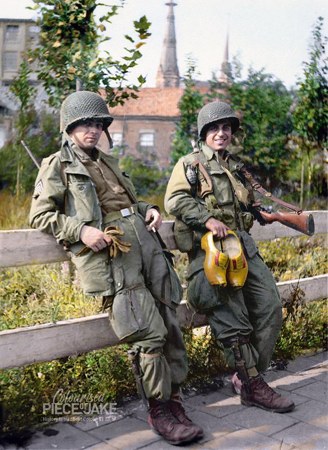 イギリス空挺部隊兵士 オランダ1944年 イギリス空挺部隊兵士 オランダ