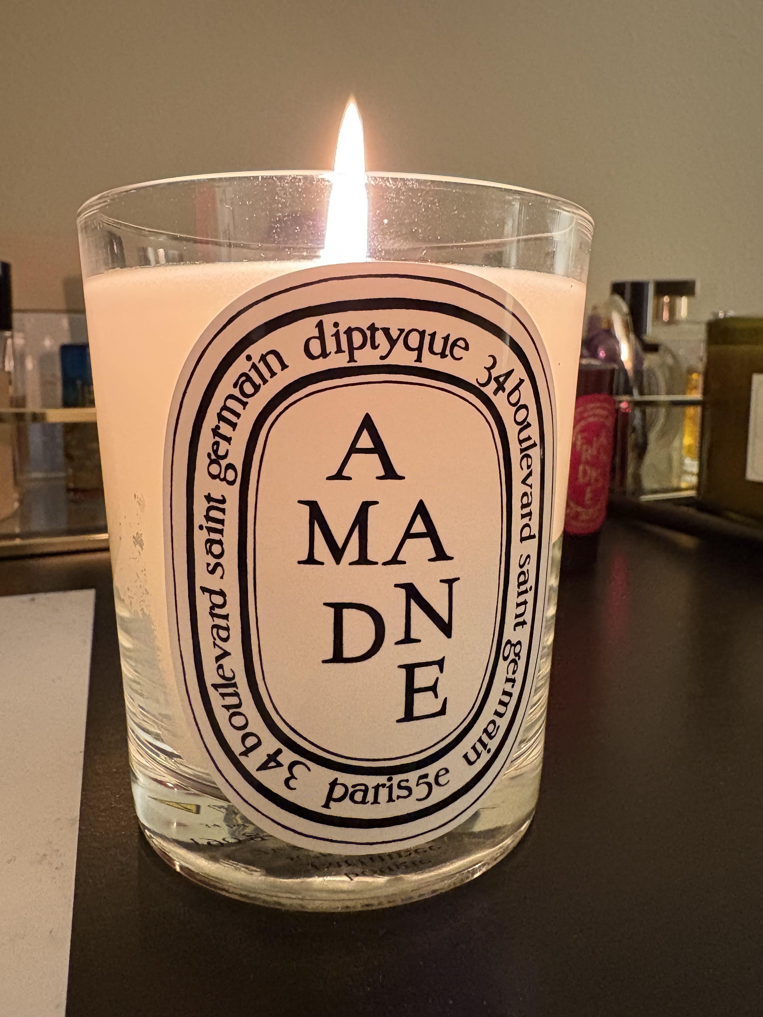 First burn of Amande! : r/luxurycandles