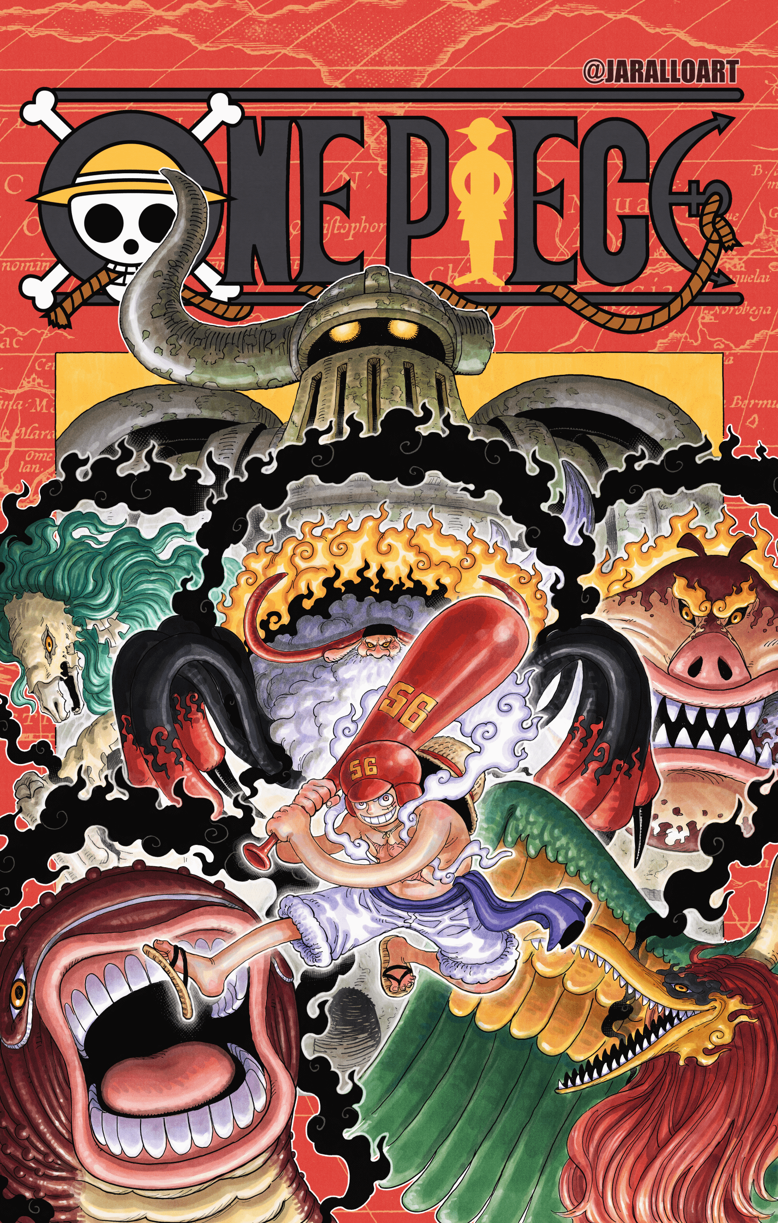 ONE PIECE 第110巻 表紙コンセプト [1111+ ネタバレ] : r/OnePiece