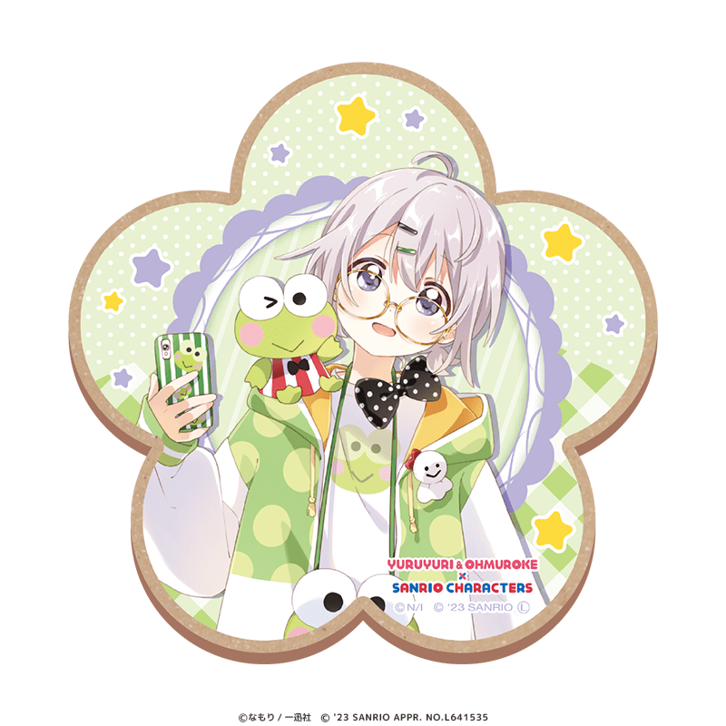 ゆるゆり＆大室家×サンリオキャラクターズ ウッドコースター 池田千歳