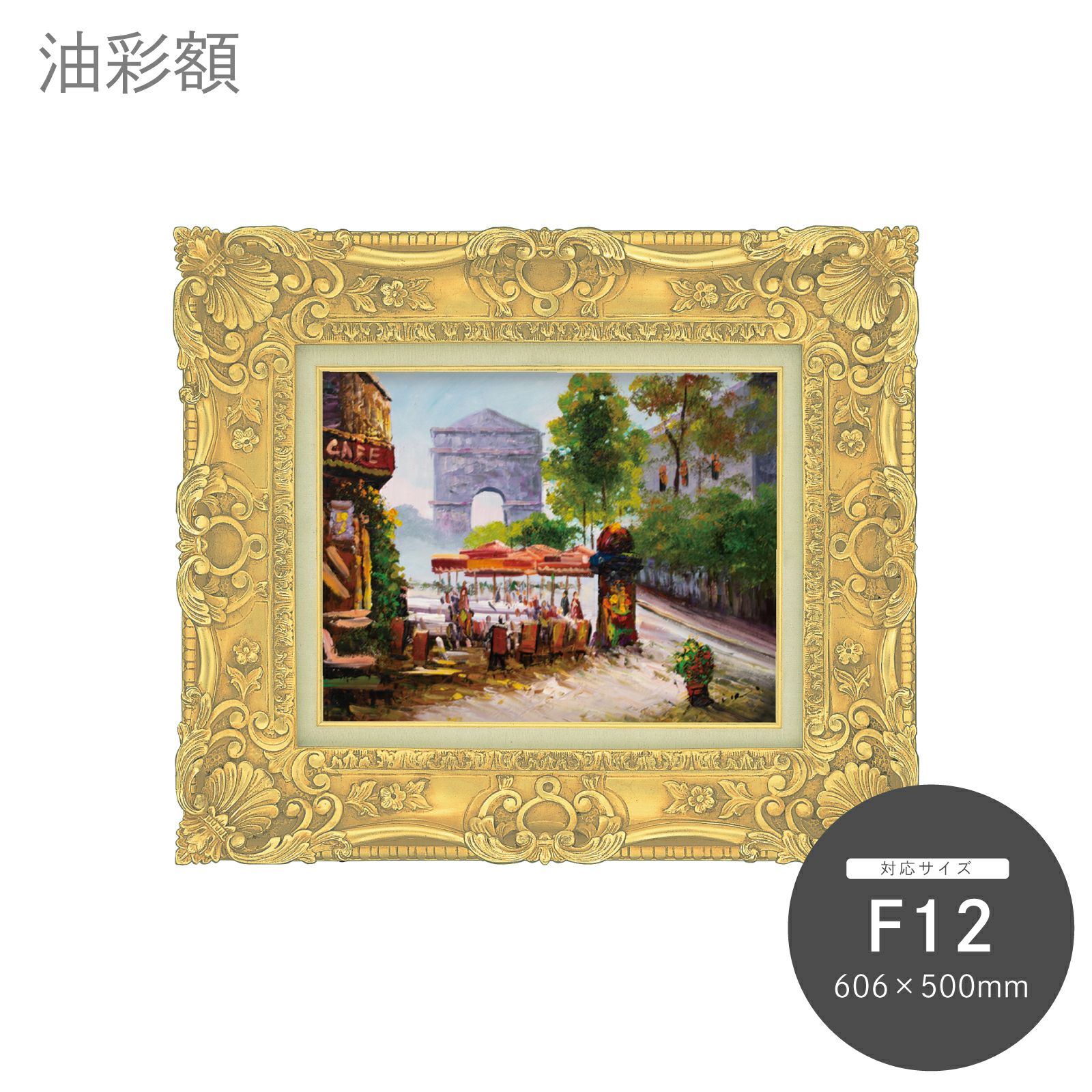 F12号 油絵用 額縁 樹脂製 Bウッド F12（606×500mm）