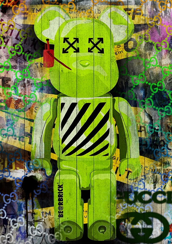 Pop Art Kaws OW Leinwand Poster von Takashi | Printler