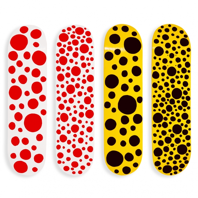 MoMA Design Store】「草間彌生 × MoMA コラボレーションスケート
