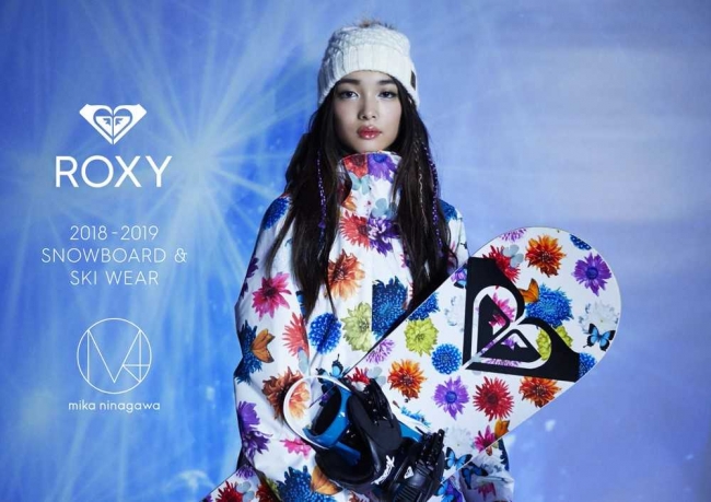 ROXY × M/mika ninagawaスノーウェアで2度目のコラボレーション