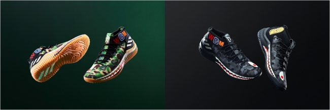 adidas Basketball」と「A BATHING APE®」のコラボレーションが実現