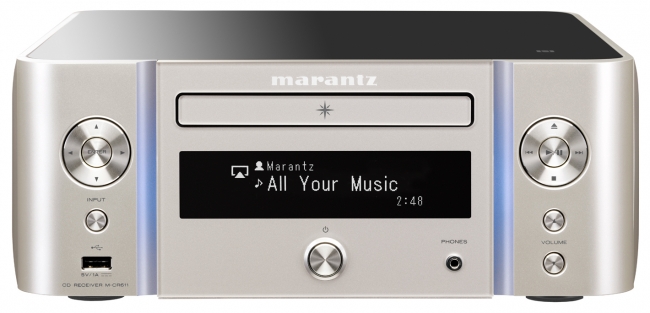 マランツ ハイレゾ対応ネットワークCDレシーバー「M-CR611」を発表