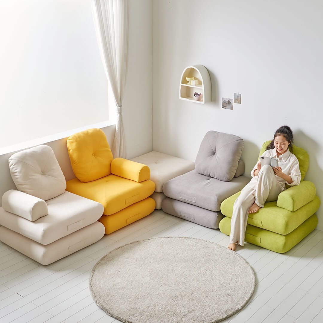 メル様】リコルド ファブリックソファ 1人掛け メル様】リコルド