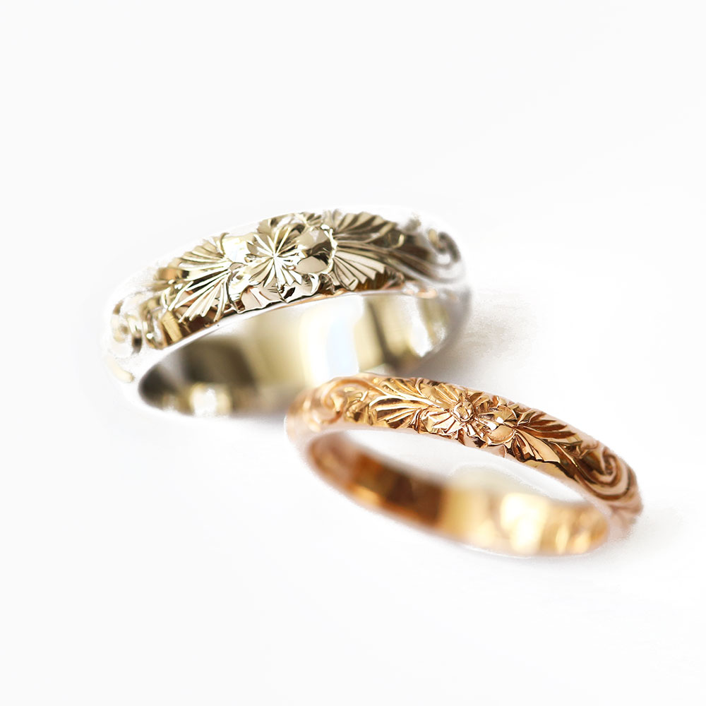 K14 ホワイトゴールド/K14サクラゴールド - PUA ALLY(プアアリ)