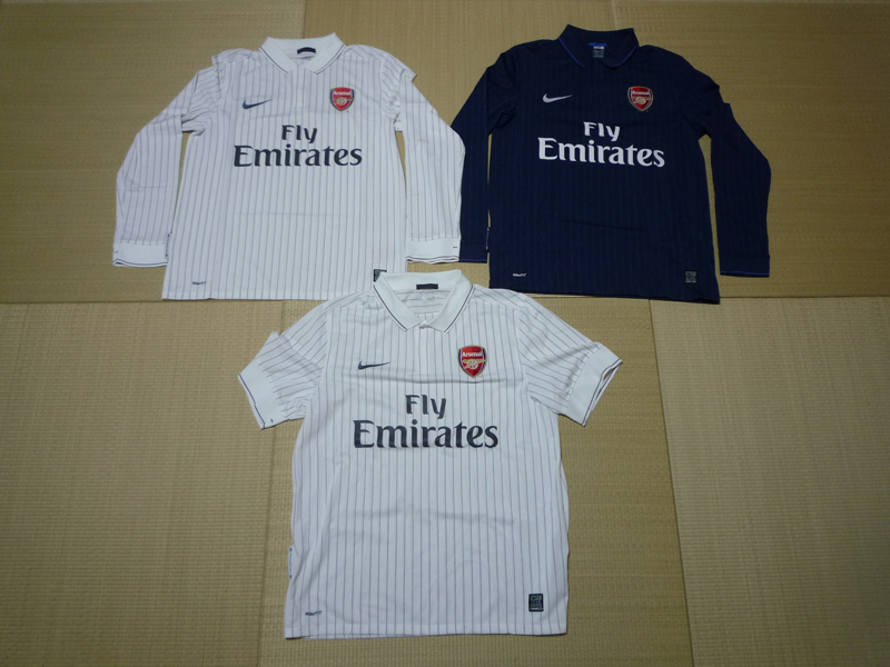 NIKE アーセナル 09/10 ユニフォーム サード 長袖 355059 105 代表