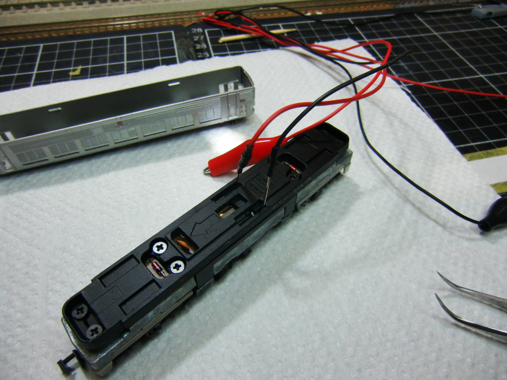 ▽HO/16番ゲージ「カツミ C62修理＋N機関車」 – 作業履歴