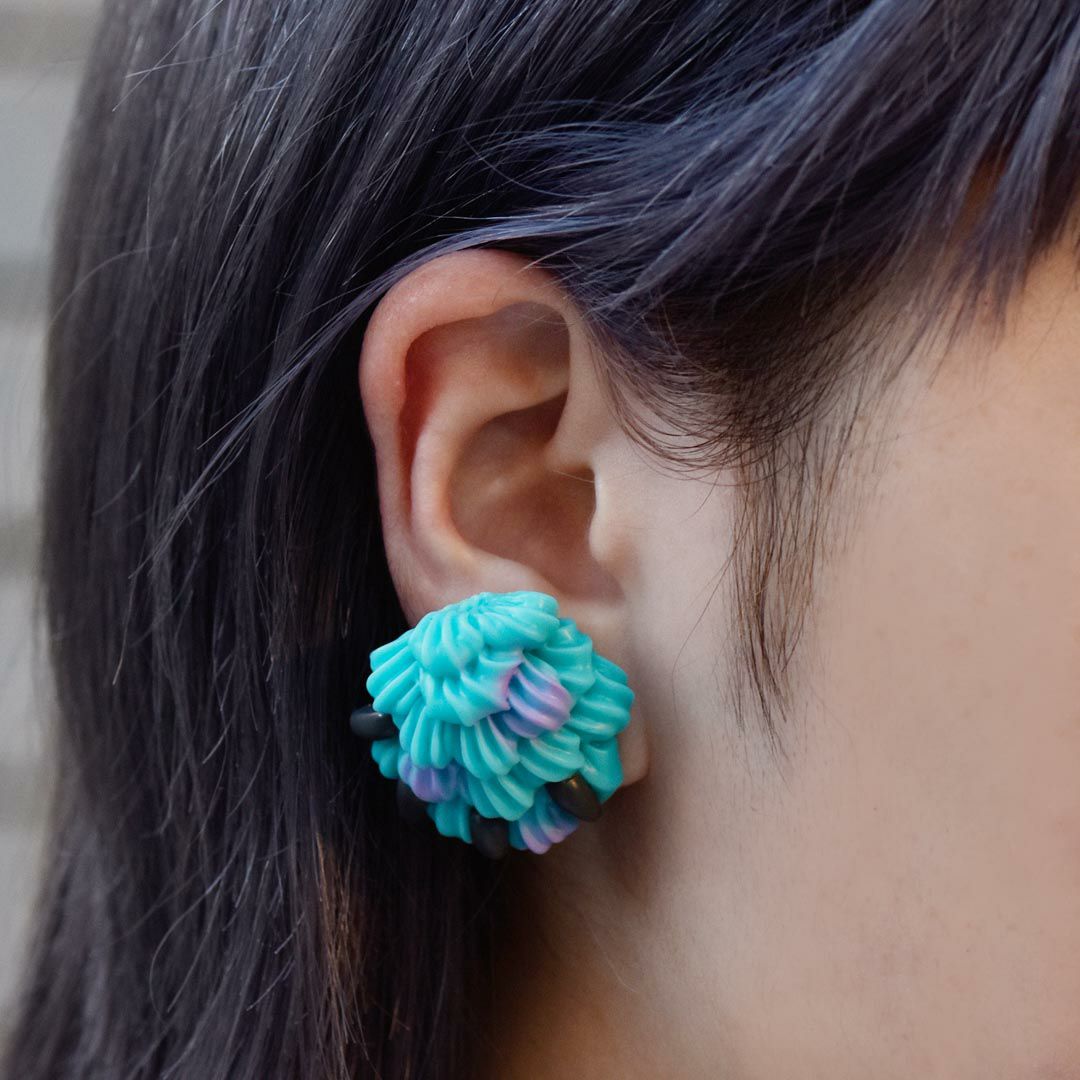 残り1点】サリー/ホイップクリーム ピアス【ディズニー アクセサリー