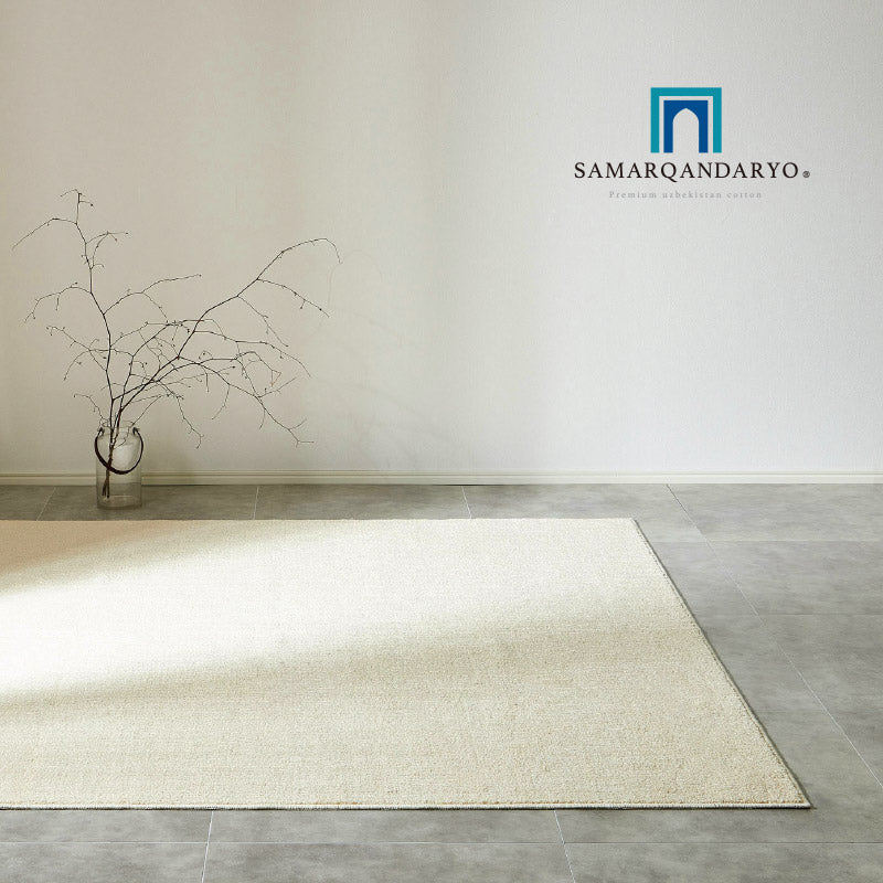 オーガニックコットンラグ 洗えるラグ 【130×185cm/185×185cm/185