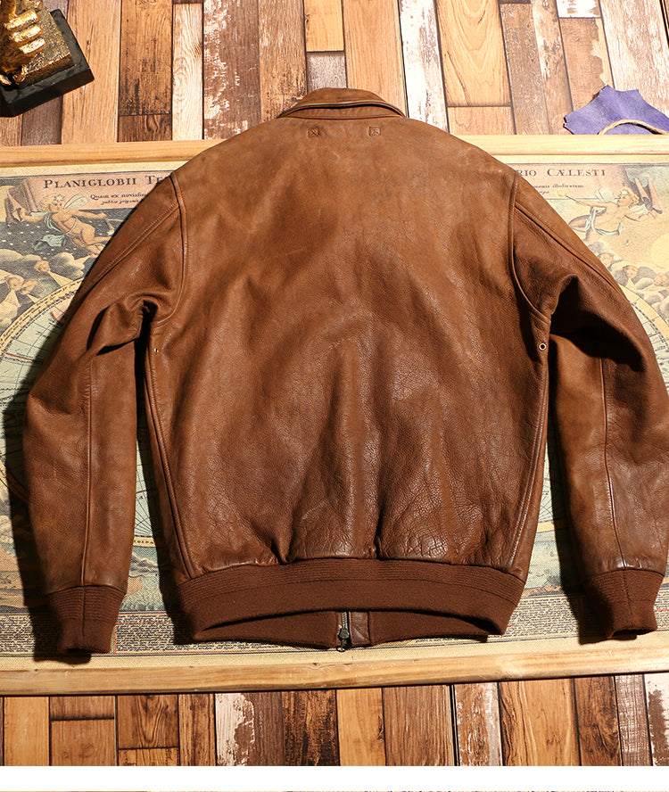 カウレザー A-2 フライトジャケット◇M～3XL – quietman clothes
