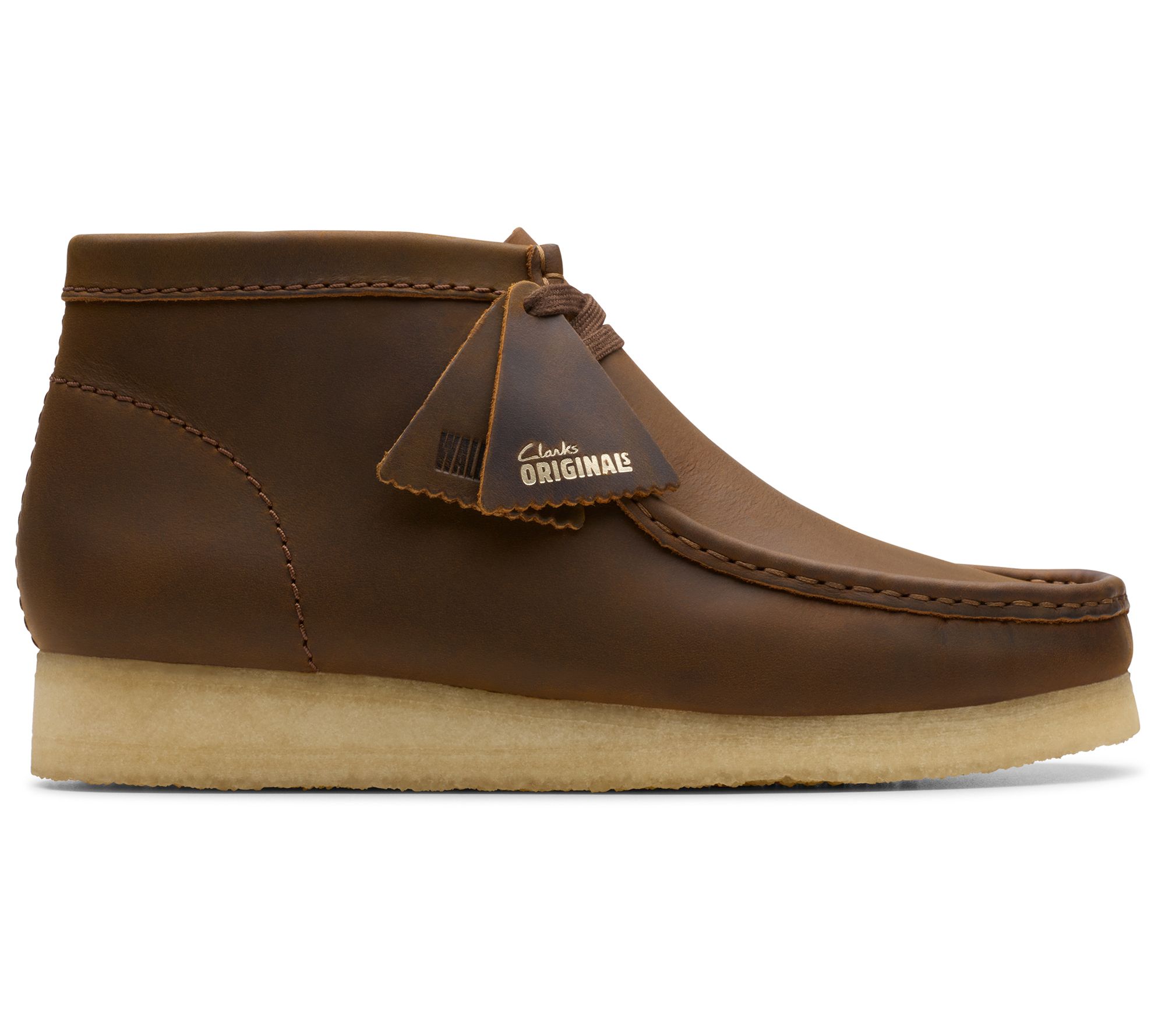 Clarks Men's Originals Leather Wallabee Boot - QVC.com