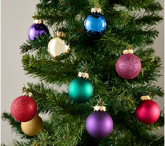 Fierce Home 70 Piece Jewel Tone Mini Ornaments - QVC.com