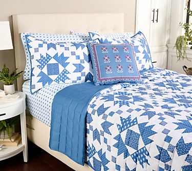 Martha Stewart 3-Piece Coverlet and Sham Set Full/Queen - QVC.com